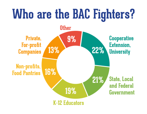 Who are the BAC Fighters Pie chart