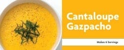 Cantaloupe Gazpacho