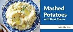 Mashed Potatoes with Goat Cheese Recipe
