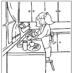 Wash and Dry coloring page