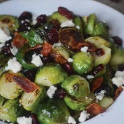 Bacon & Blue Cheese Brussel Sprouts