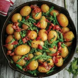 Southern Green Beans with New Potatoes and Bacon